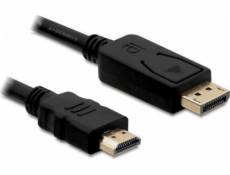 Akyga AK-AV-05 video cable adapter 1.8 m HDMI Type A (Standard) DisplayPort Black  Gold