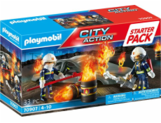 Playmobil PLAYMOBIL 70907 Starter Pack Hasičské cvičení, stavebnice