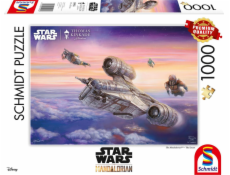 Puzzle Premium kvality 1000 dílků THOMAS KINKADE Escort (Star Wars - The Mandalorian)