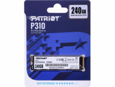 PATRIOT P310 240GB SSD / Interní / M.2 PCIe Gen3 x4 NVMe 1.3 / 2280