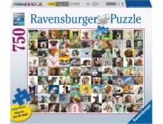 2D puzzle veľkoformátové 99 roztomilých psov 750 dielikov