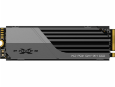 SILICON POWER PCIe Gen 4x4 XS70 Internal solid state drive SSD 4TB M.2 2280 NVMe 1.4 (SP04KGBP44XS7005) Black Grey