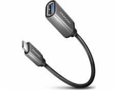 AXAGON RUCM-AFAC kabelová redukce USB-C male <-> USB-A female, 20cm, USB 3.2 Gen 1, 3A, ALU