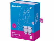 Satisfyer SATISFYER_SET Feel Confident sada menštruačných kalíšok 15ml + 20ml Lila