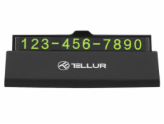 Tellur Temporary car parking telefónu number card black