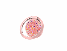 Devia Ring Holder Diamonds 3 gold pink