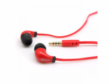 Sbox Stereo Earphones with Microphone EP-038 red