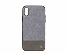 Tellur Cover Synthetic Leather Glitter II pre iPhone X/XS silver