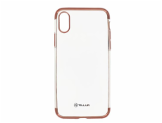 Tellur Cover Silicone Electroplated pre iPhone X/XS rose gold