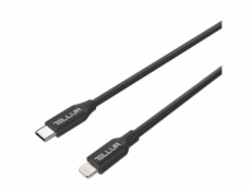 TELLUR Data, Kábel, USB Type C/Lightning, 1m, blk