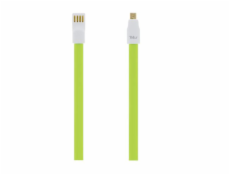 Tellur Data cable Magnetic, USB do Micro USB, 1.2m green