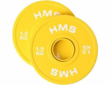 Olympic Bumper 2x1.5kg yellow HMS CBRS15 plate