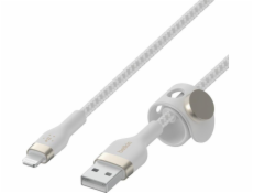 BoostCharge USB-A to Lightning kabel silikonový 2m, černý