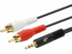 TB Touch Cable 3,5mm Mini Jack -2x RCA M/M 2,5m