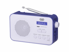 Rádio Trevi, DAB 7F92 R BLU, přenosné, DAB+/FM, TFT barevný displej, 230V nebo 4xAA