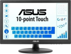 ASUS LCD dotekový display 15.6  VT168HR Touch 1366x768 220cd lesklý, HDMI 10-point multi-touch, USB, WLED/TN VESA 75x7