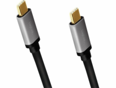 Kábel USB-C M/M, PD, hliníkový 1.5m