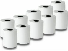 Qoltec 51895 Thermal roll 57 x 30 | 55g/m2 | 10 pcs. | BPA free