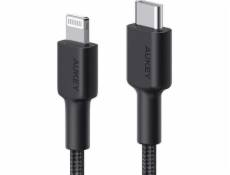 CB-CL03 Černý nylon Lightning-USB C kabel | Napájení USB USB-PD | 2m | Apple MFi certifikát