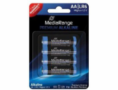 MediaRange Premium baterie Mignon AA 1,5V Alkalické 4pck/BAL