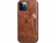 Kožené pouzdro Aoge Apple iPhone 12 Mini Brown