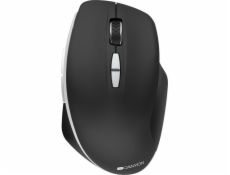 CANYON myš optická bezdrátová MW-21B, nastavitelné rozlišení 800/1200/1600 dpi, 7 tl, USB reciever, cerná