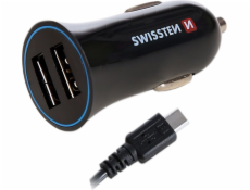 Swissten Cl Adaptér 2,4A Power 2X Usb + Kabel Usb-C