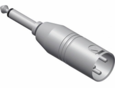 Samec XLR až 6,3 mm samec Mono Jack