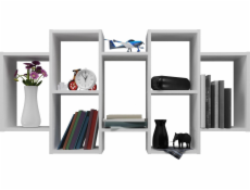 Wall-hung bookcase Bilbao 7.0 Wall Shelves White