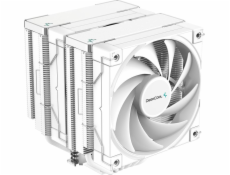 DEEPCOOL chladič AK620 / 2x120mm fan / 6x heatpipes / pro Intel i AMD / bílý