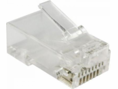 Průchozí zástrčka Alantec RJ45 UTP cat.5e (100 ks) ALANTEC - ALANTEC