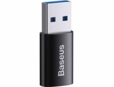 Baseus Ingenuity mini OTG adaptér USB-A 3,1A samec na USB-C samica, čierna