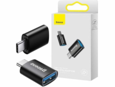 Baseus Ingenuity mini OTG adaptér USB-C samec na USB-A samica 3,1 A, čierna