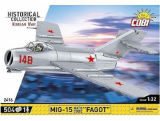 Cobi COBI 2416 Historical Collection Korejská válka Korejská válka stíhací letoun MIG-15 NATO CODE FAGOT 504 pads