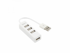 Sbox H-204W USB 4 Ports HUB Coconut White