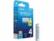 1x4 Panasonic Eneloop Mignon AA 2000mAh Ni-MH      BK-3MCDE/4BE