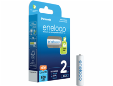 1x2 Panasonic Eneloop Micro AAA 800mAh Ni-MH        BK-4MCDE/2BE