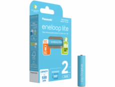 1x2 Panasonic Eneloop lite Micro 550mAh AAA Ni-MH    BK-4LCCE/2BE