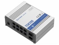 Teltonika průmyslový nemanažovaný PoE switch TSW200 8x 802.3af/at