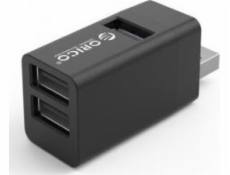 ORICO MINI HUB USB-A 3x USB-A (2x2.0 1x3.1) MINI-U32L-BK-BP