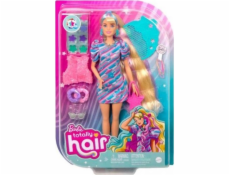 Barbie Totally Hair Puppe (blond) im Sternen-Print Kleid