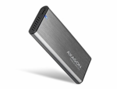 AXAGON EEM2-SG2, USB-C 3.2 Gen 2 - M.2 NVMe & SATA SSD kovový RAW box, bezšroubkový