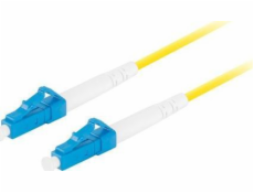 Propojovací kabel z optických vláken Sm Lc / Upc-Lc / Upc Simplex 3,0 mm 1M žlutý