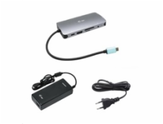 i-tec dokovací stanice USB-C Metal Nano Dock/ 3x USB 3.1/ 2x USB-C/ DP/ HDMI/ VGA/ LAN/ SD/ PD 100W + zdroj 112W