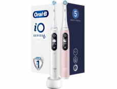 Oral-B Szczoteczka magnetyczna iO Series 6 Duo 2 szt. White/Pink