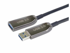 PremiumCord prodlužovací optický AOC kabel USB 3.0  A/Male - A/Female, 7m