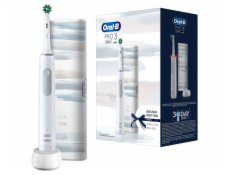 Oral-B Pro 3 3500 biela s pruhovaným puzdrom