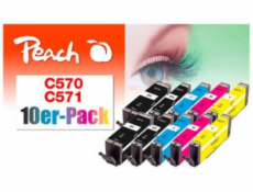 PEACH kompatibilní cartridge Canon CLI-571, MultiPack