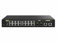 QNAP řízený switch QSW-M2116P-2T2S (16x 2,5GbE PoE+ RJ45 / 2x 10GbE RJ45 PoE++ / 2x 10GbE SFP+)