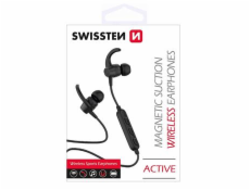 Swissten Sluchátka Bluetooth Active Černé